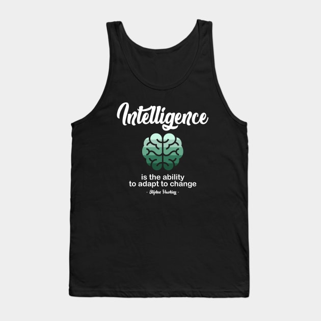 BLACK INTELLIGENCE #blackintelligence Tank Top by HOWAM PROJECT